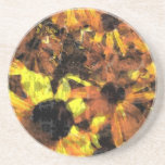 Sunflowers coasters