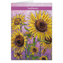 Sunflowers Greeting Cards