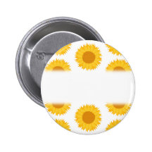 Sunflowers. Pinback Button