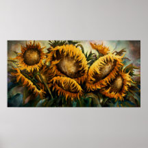 Sunflowers Poster