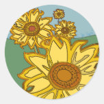 Sunflowers Sticker