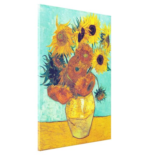Sunflowers, Vincent Van Gogh Stretched Canvas Print