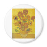 Sunflowers - Vincent Van Gogh Refrigerator Magnets