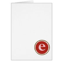 Sunflowery Flair Red- E Card