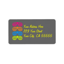 Sunglass Address Labels