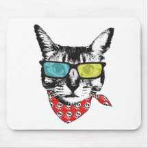 Sunglass Cat マウスパッド