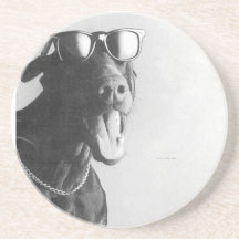 Sunglass Dobies Drink Coaster