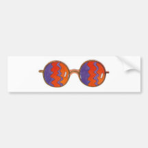 Sunglass Eyes 2 Bumper Stickers