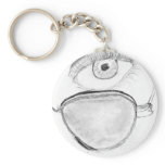Sunglassed Eye Key Chain