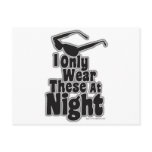 Sunglasses After Dark Postcard