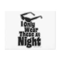 Sunglasses After Dark Postcard