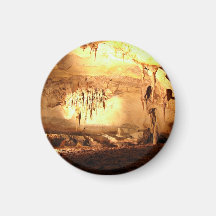 Sunlight through the cave hole magnet