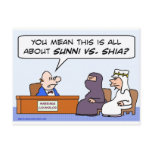 sunni shia, islam, muslim, marriage, counselor post card