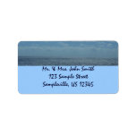 Sunny Caribbean Sea Return Address Label