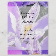 Sunny Crocus Garden Full Color Flyer