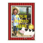 Sunny Day Funny Cow  - Kids' Party or Baby Shower Personalized Announcements