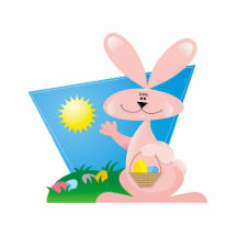 Sunny Easter Bunny Acrylic Cut Out