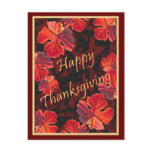 Sunny Fall leaves Postcard
