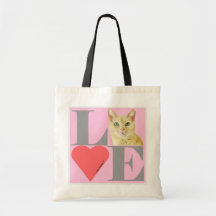 SUNNY PAPOOCHIE VALENTINE TOTEBAG
