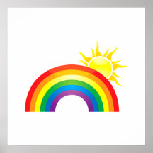 Sunny Rainbow Print