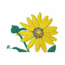 Sunny Sun Flower Polo Shirt