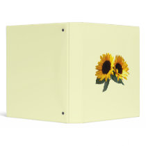 Sunny Sunflowers Binder