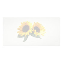 Sunny Sunflowers Personalized Photo Card