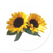 Sunny Sunflowers Sticker