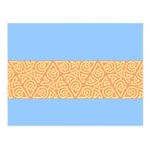 Sunny Triangle Knot Band Postcard - Customized