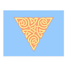 Sunny Triangle Knot Postcard
