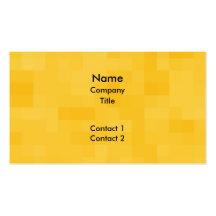Sunny Yellow Abstract Design. Business Card Template