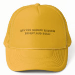 Sunny yellow cap mesh hats