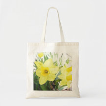 Sunny Yellow Daffodil Bags