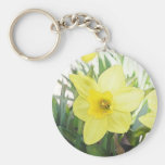 Sunny Yellow Daffodil Key Chain