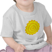 Sunny yellow flower. t-shirt