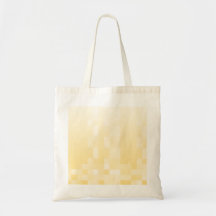 Sunny yellow pattern, squares design. bag