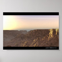 Sunrise - A walk in the canyons Poster