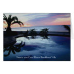 Sunrise at Casa Blanca Beachfront Villa Cards