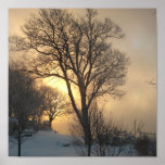 Sunrise at Lake Geneva Poster
