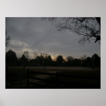 sunrise at the park, # 2 print