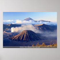 Sunrise at unt Bro, Java, Indonesia Posters