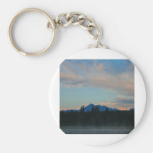 Sunrise Cascade Mountains Oregon Keychains