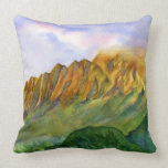 Sunrise Cliffs Kauai Hawaii Pillow
