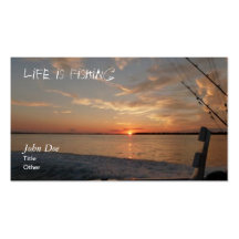 Sunrise Fishing Business Card Template