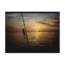 Sunrise Fishing Scene Postcard