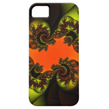 Sunrise fractal iPhone 5 cover
