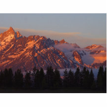 Sunrise From Colter Bay Photo Cut Out