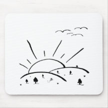 Sunrise Hills - nd Mousepad