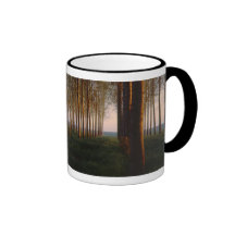 Sunrise in Othello Poplar Grove Mugs