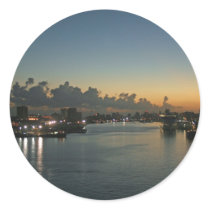 Sunrise in San Juan Round Stickers